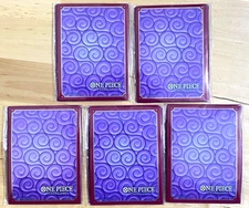 50 Sleeve One Piece Official Protector Gomu Gomu no Mi 10 Sleeve x 5 Set NEW