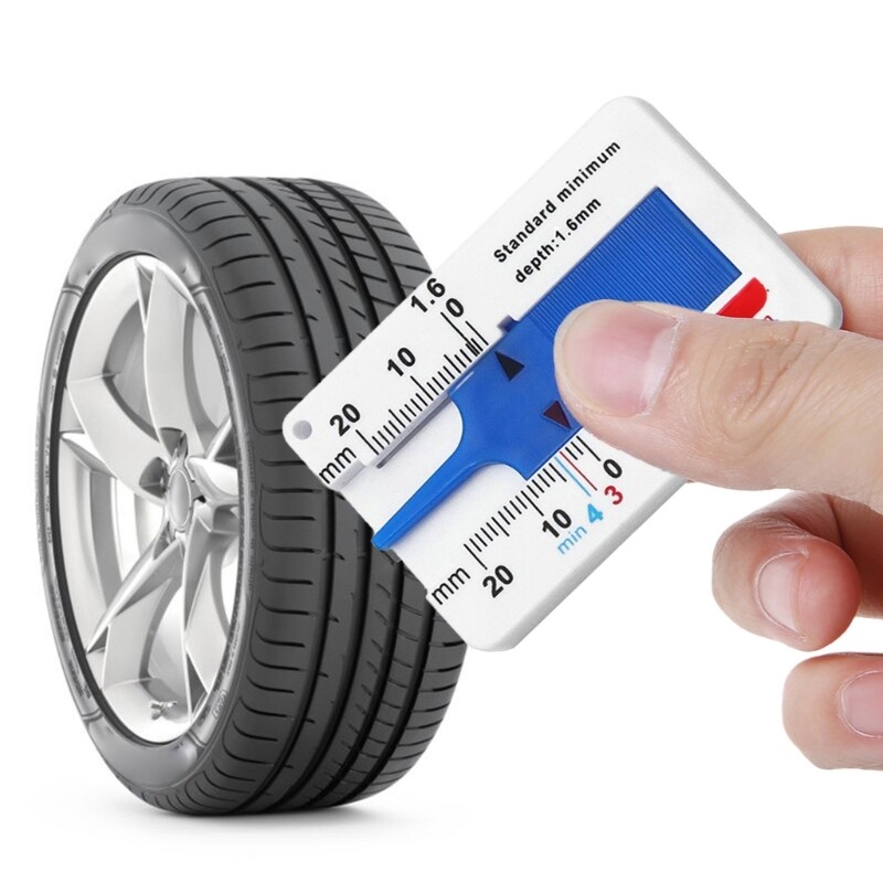 Digital Tyre Tire Depth Gauge Meter Measurer Tool Caliper Thickness