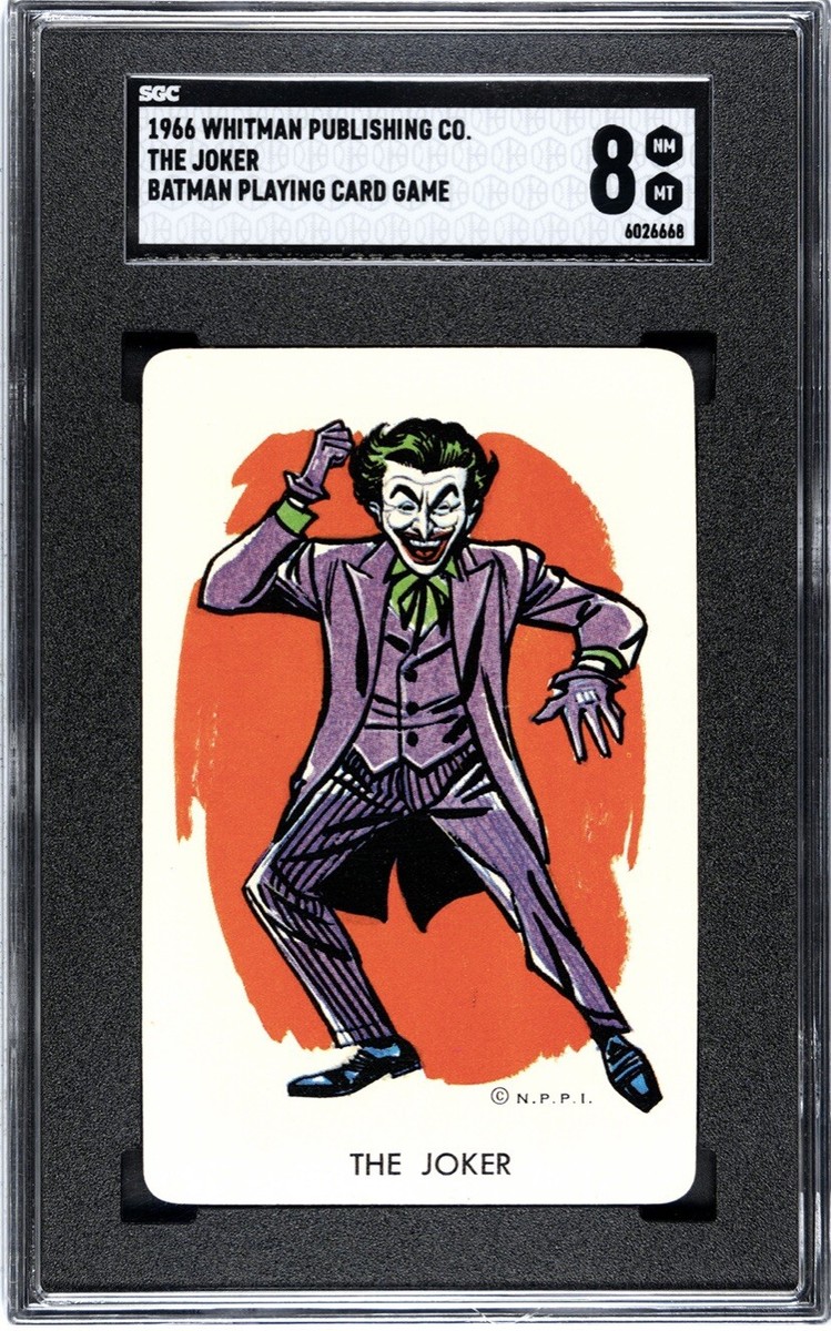 batman playing card 激レア品 1966 Whitman Playing Card Batman Joker SGC 8 | eBay