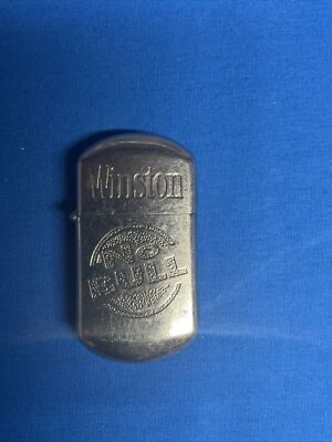 Vintage 1980's  Winston ''No Bull'' Flip Top Lighter