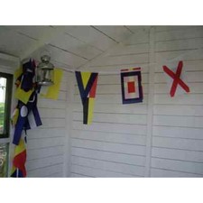 Nautical Maritime Signal Alphabet Shipping Ships Sea Naval Flag Bunting Flags