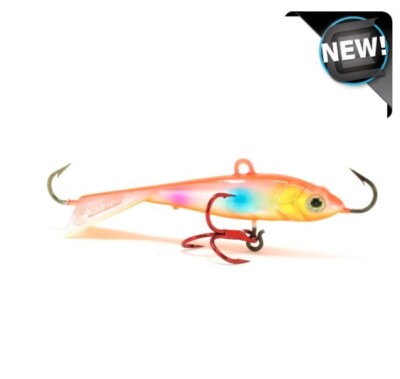 Clam Tikka Mino 3/16 oz - Glow Orange Bread - 1 11/16'' Puppet Minnow Darter