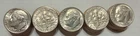 1998-D ROOSEVELT DIME ROLL (CIRCULATED CONDITION)