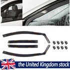 Black Wind Deflectors 4pc Window Visor For Ford Kuga MK2 2012-2019 5 Door SUV #F