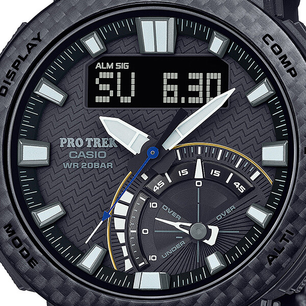 CASIO PRO TREK PRW-73XT-1JF Black ANGLER LINE Solar Men's Watch