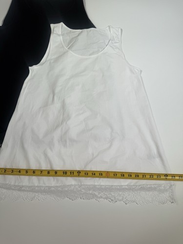 TAIPOVE Lace Camisole Tops for Women for Under Clothes Cotton Long Tank Sz Large - Picture 9 of 10