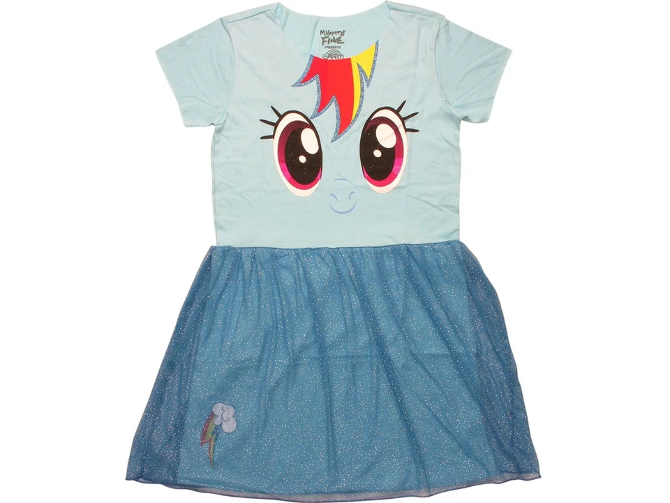 My Little Pony Mighty Fine Dress Girls Pinkie Pie or Rainbow Dash NWT - Image 4 of 4