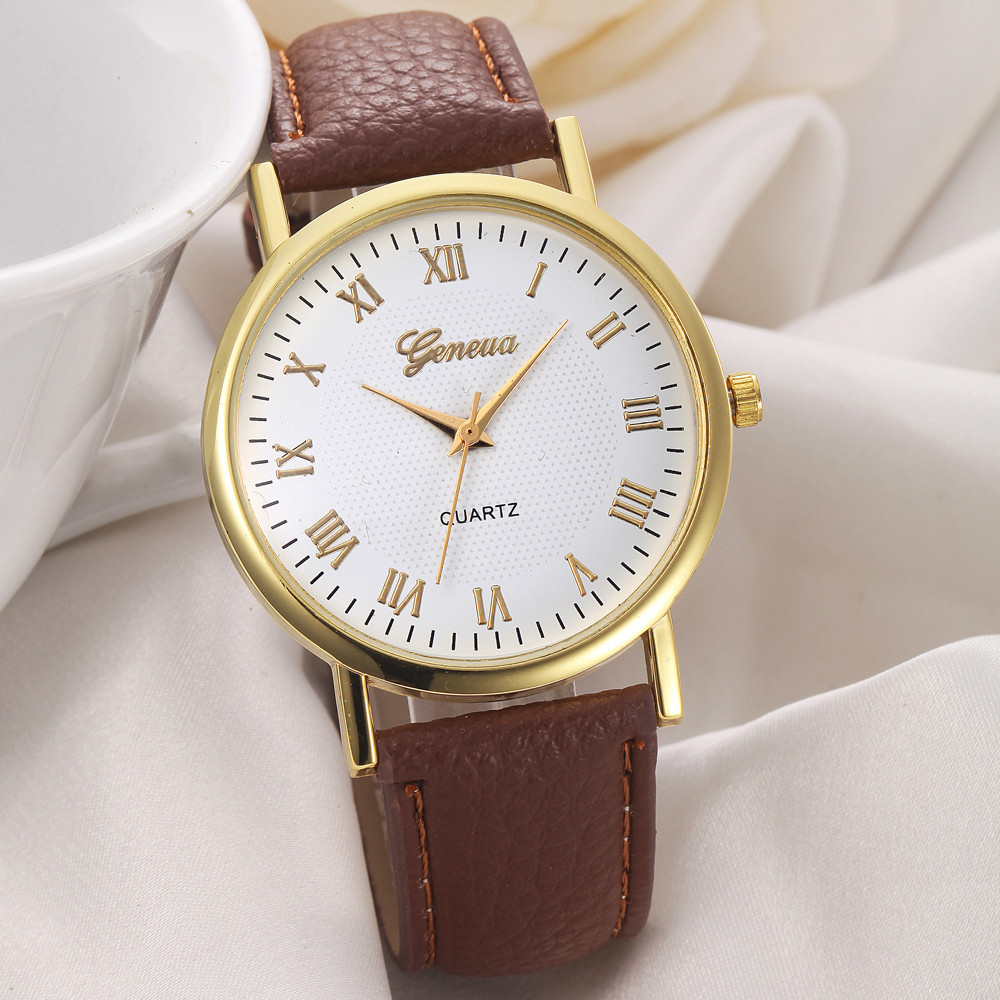 Montre femme Genève cadran lisible pour un style impeccable sans effort