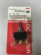 GC Electronics (35-151) On-Off Heavy Duty Bat Handle Toggle (20A 125VAC)