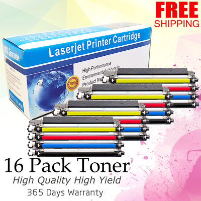 16 PK CLT-406S CLT-K406S Toner Set For Samsung Xpress C410W C460FW CLX-3305FW