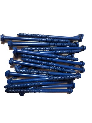 (40) Tapcon 3 3/4'' x 1/4'' Hex Washer Head Concrete Anchors 40 pcs