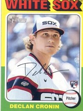 2024 Topps Heritage #337 Declan Cronin, Chicago White Sox RC