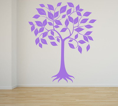 Wall Art Tree T4 ONE COLOR LRG MIRR Vinyl Decor Decal Sticker Mural T4E