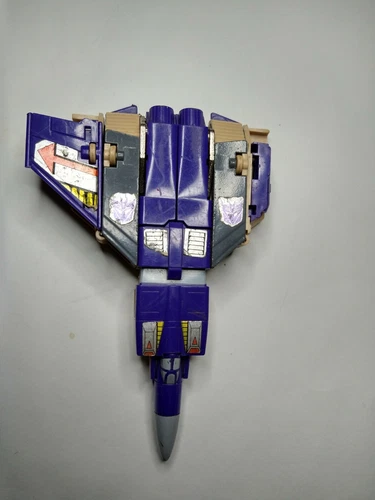 Vintage 1984 Hasbro Transformer Triple Charger Blitzwing Tank Jet G1 Incomplete