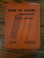 Crane - Flow of Fluids Through Valves Fittings Pipes 1991 Technical Paper No.410