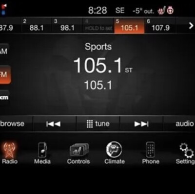 14-18 Dodge Durango Radio **GPS** 8.4'' Screen Display Receiver