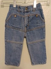 Vintage Baby/Toddler Montgomery Ward Denim Jeans Size XL 18-24 mos Used As-Is
