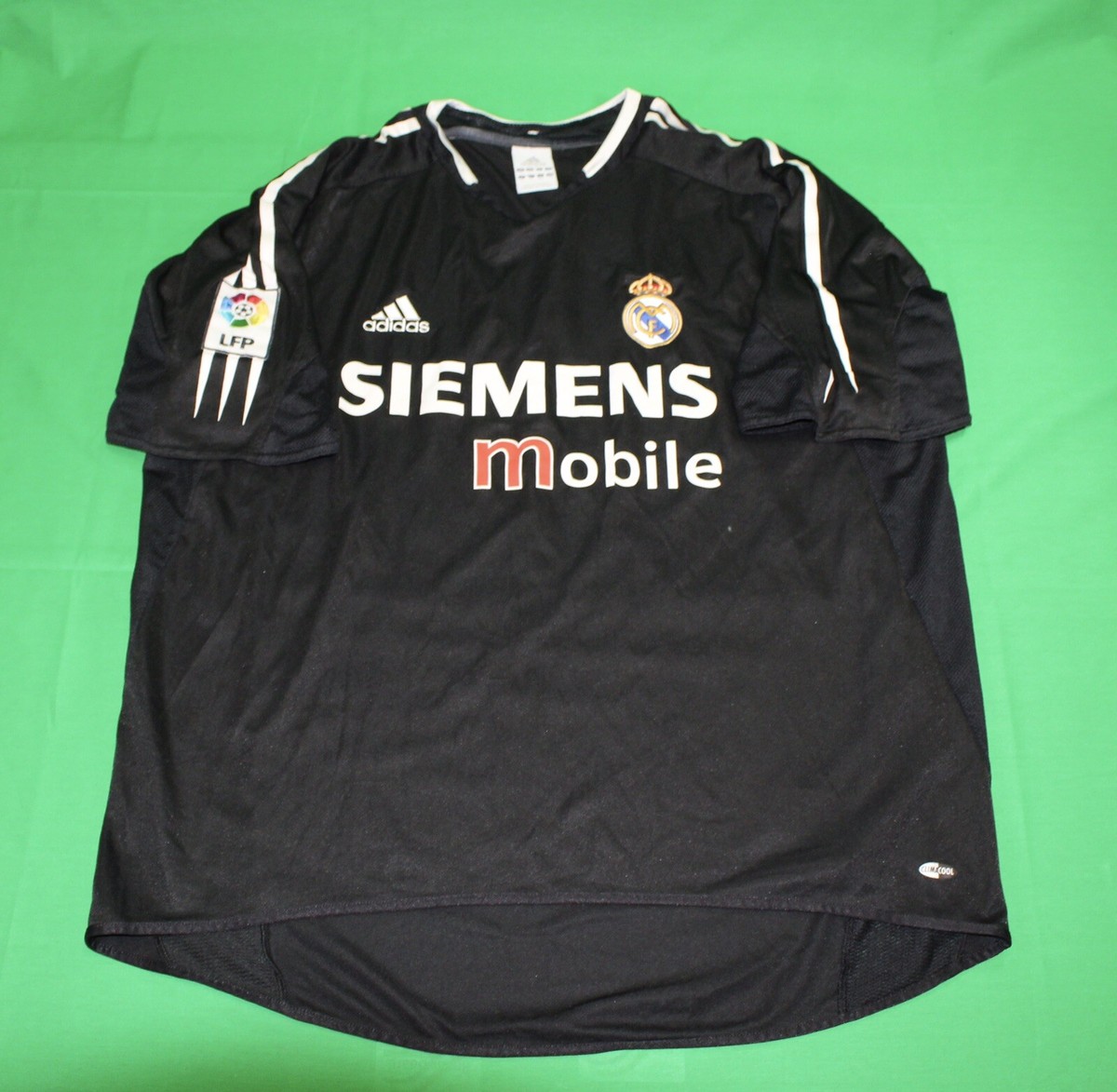 adidas Real Madrid XL 黒 サッカー ジャージ 2004-05 Real Madrid