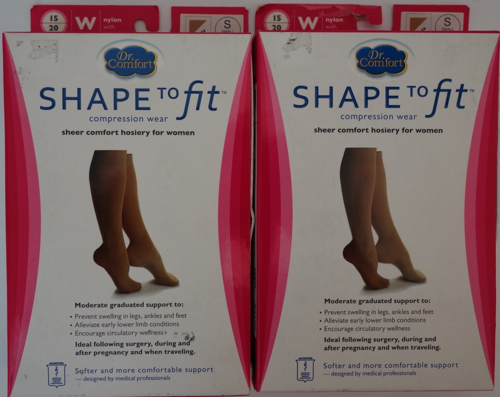Dr. Comfort Shape to Fit Compression Wear Sheer Comfort HosieryNude 15
