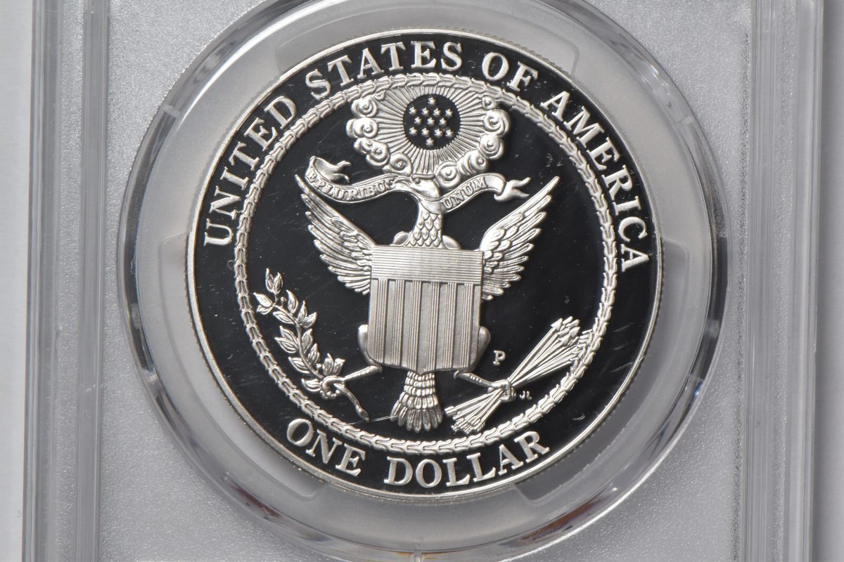 2008-P Bald Eagle Commemorative $1 PR70 PCGS Blue Label | eBay