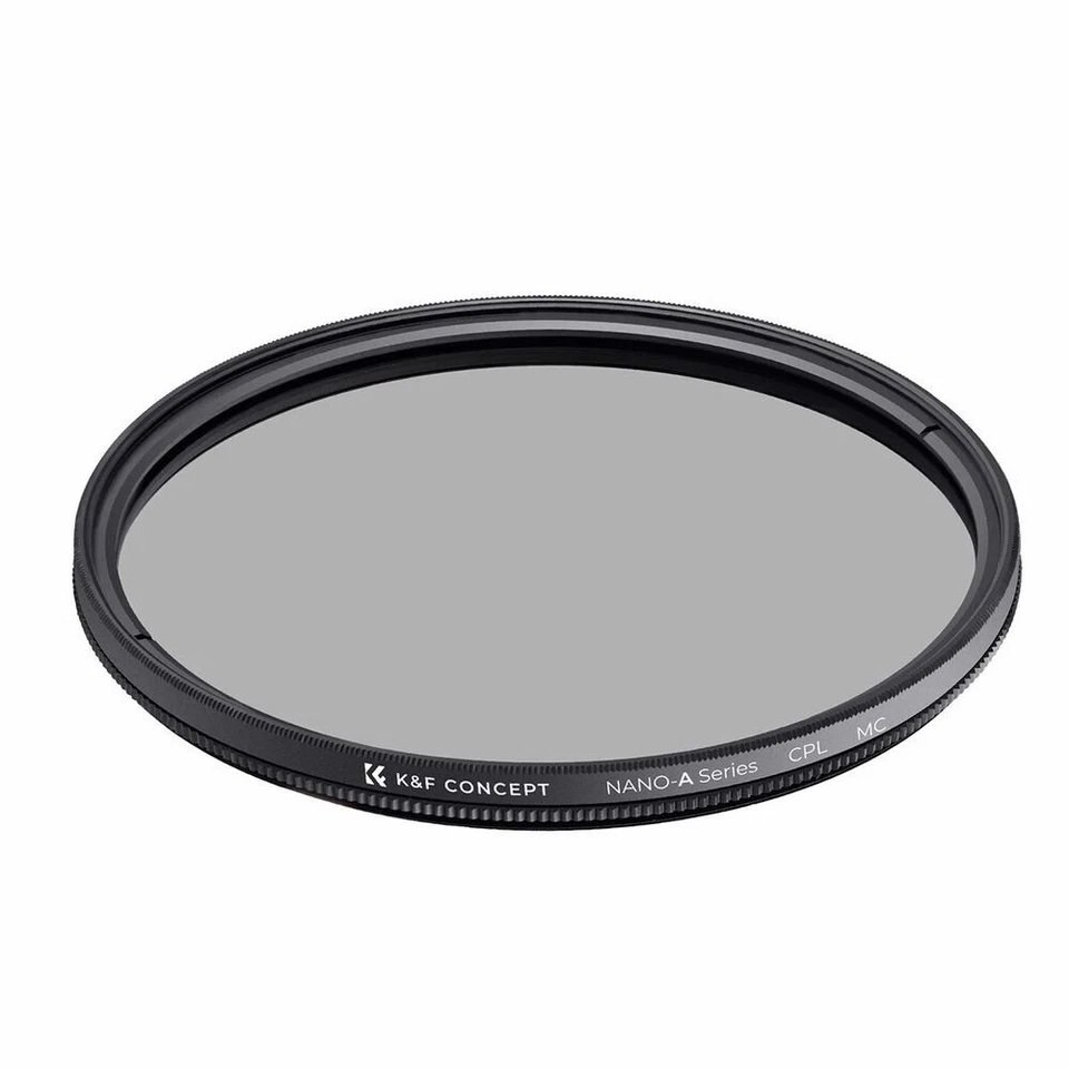 K&F Concept NANO-A 37-82mm CPL Len Filter Circular Polarizer 24 Layer Green Coat - Image 3 of 4