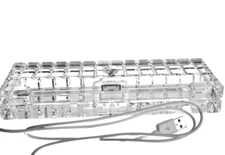 WATERFORD Heavy Crystal London Tablet Docking Station Collectible NIB