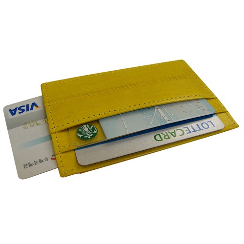 Genuine Eel Skin ID Holder Transportation Card Holder Credit Card Purse - Picture 89 of 92