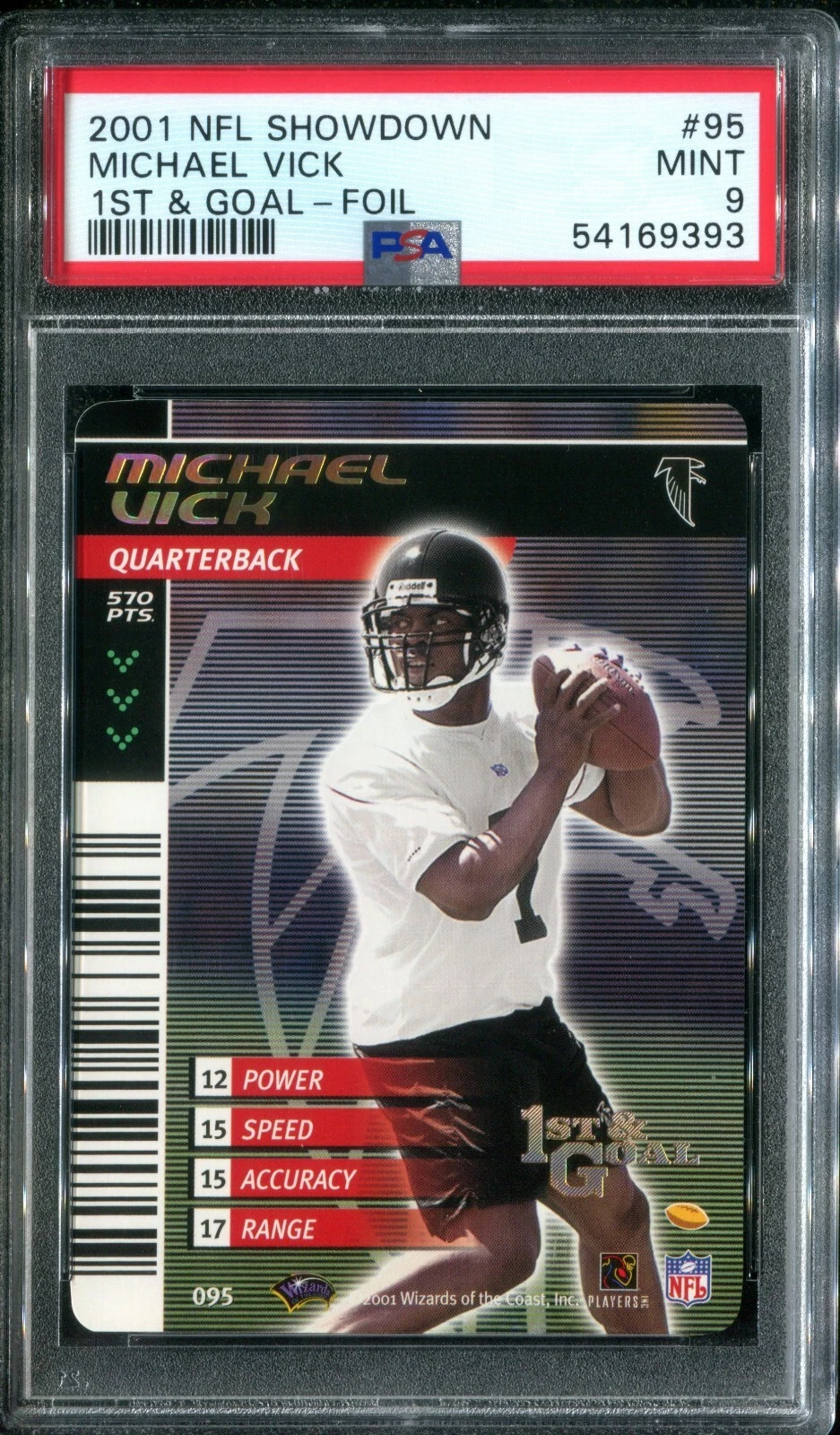 Michael Vick NFL Showdown 1st & Goal #95 Foil