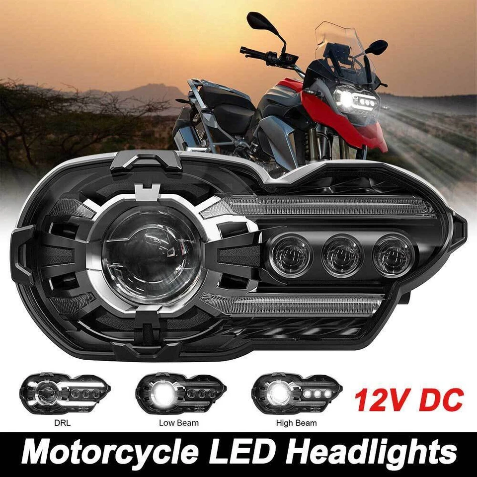 Faro delantero de haz alto bajo para BMW K1200R 2005-2009 K1300R 2010-2013 LED Foto 2 de 4
