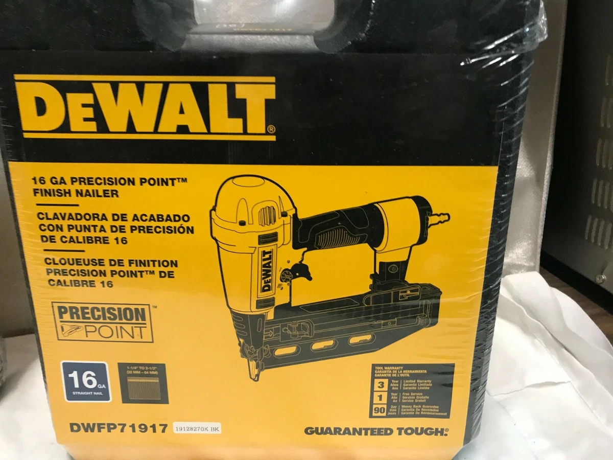DEWALT Precision Point 16 Gauge 2 1 2 in. Finish Nailer Kit DWFP71917 New