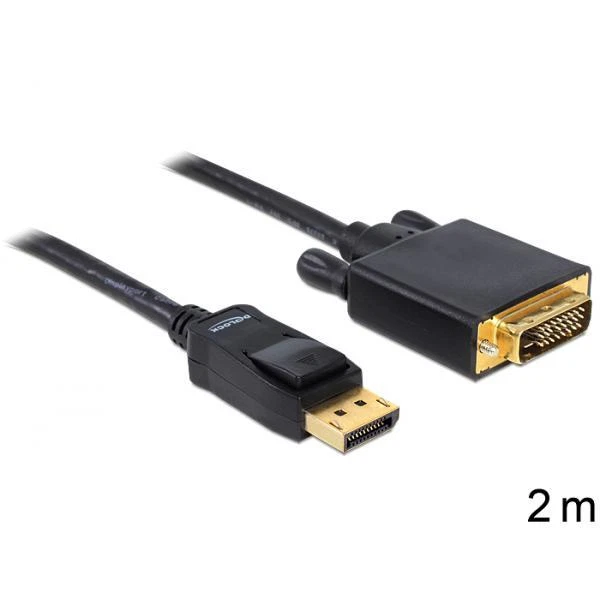 DELOCK Kabel Displayport > DVI24+1 St/St 2m DL 82591 (4043619825912) - Bild 2 von 2