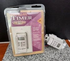 Two INTERMATIC DIGITAL 7 Day WALL SWITCH TIMERS. SS7C. New.