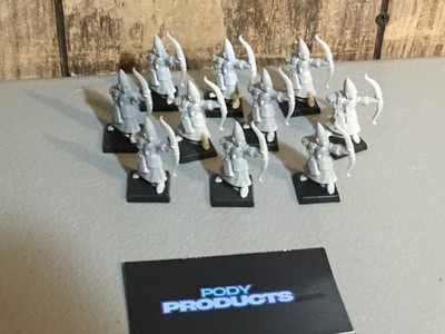 A36427 WARHAMMER FANTASY OLD WORLD HIGH ELVES 4TH ED MONOPOSE ARCHERS 10 PK GW