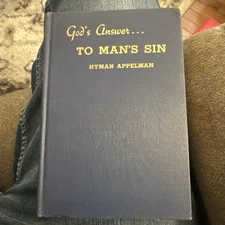 Hyman Appleman God’s Answer To Man’s Sin Good Condition 