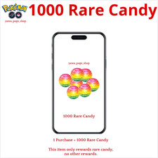 Pok mon 1000 Rare Candy - from Referral Rewards Read Description
