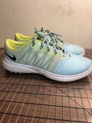 Nike Golf Shoes Women Lunar Empress Blue Green Size 5.5 Outdoor