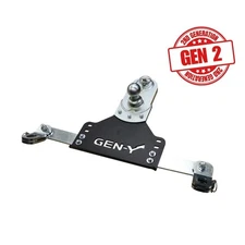 GEN-Y GH-21015 GoosePuck Gen II 5" Offset Gooseneck Ball for 2018–2019 GM 2500