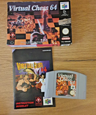 Virtual Chess 64 - Nintendo 64 - OVP - getestet und 100% ok