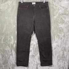 Weatherproof Vintage Premium Corduroy Pants Mens 36x32 Brown Straight Stretch