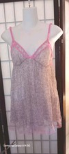 Vintage 90'S VICTORIA'S SECRET BABY DOLL NIGHTY LINGERIE SIZE LARGE
