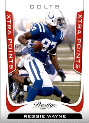 2011 Prestige Extra Points Red #89 Reggie Wayne /100 - FB
