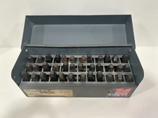C.H. Hanson Steel Letter & Number 3/16" Stamp Set USA – Dot Matrix- Complete