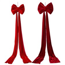 Christmas Decor - 110-200cm Giant Bows For Christmas Tree Valentines Decoration