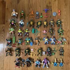 Huge Lot of Vintage 1990s TMNT Teenage Mutant Ninja Turtles Figures Accessories