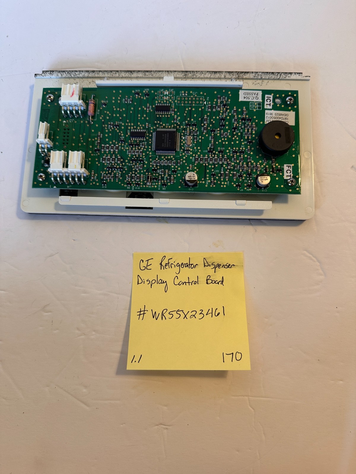 Dispenser Display Control Board WR55X23461 GE Refrigerator