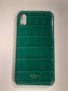 Mulberry Green Leather Crocodile Print Phone Case Z#1060