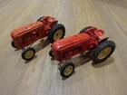 2 Vintage Matchbox Lesney Moko Toys LARGE SCALE Massey Harris 745D Tractors RARE