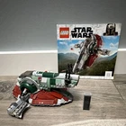 LEGO Star Wars Boba Fett's Starship 75312 Set ship and manual only