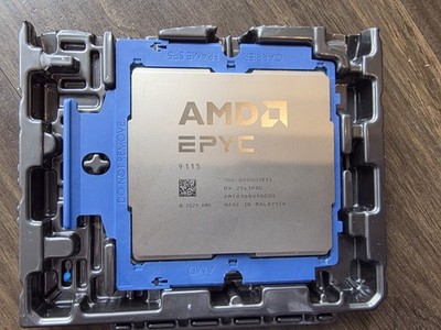 AMD  EPYC 9115 16C/32T 2.6GHz Processor 100-000001552