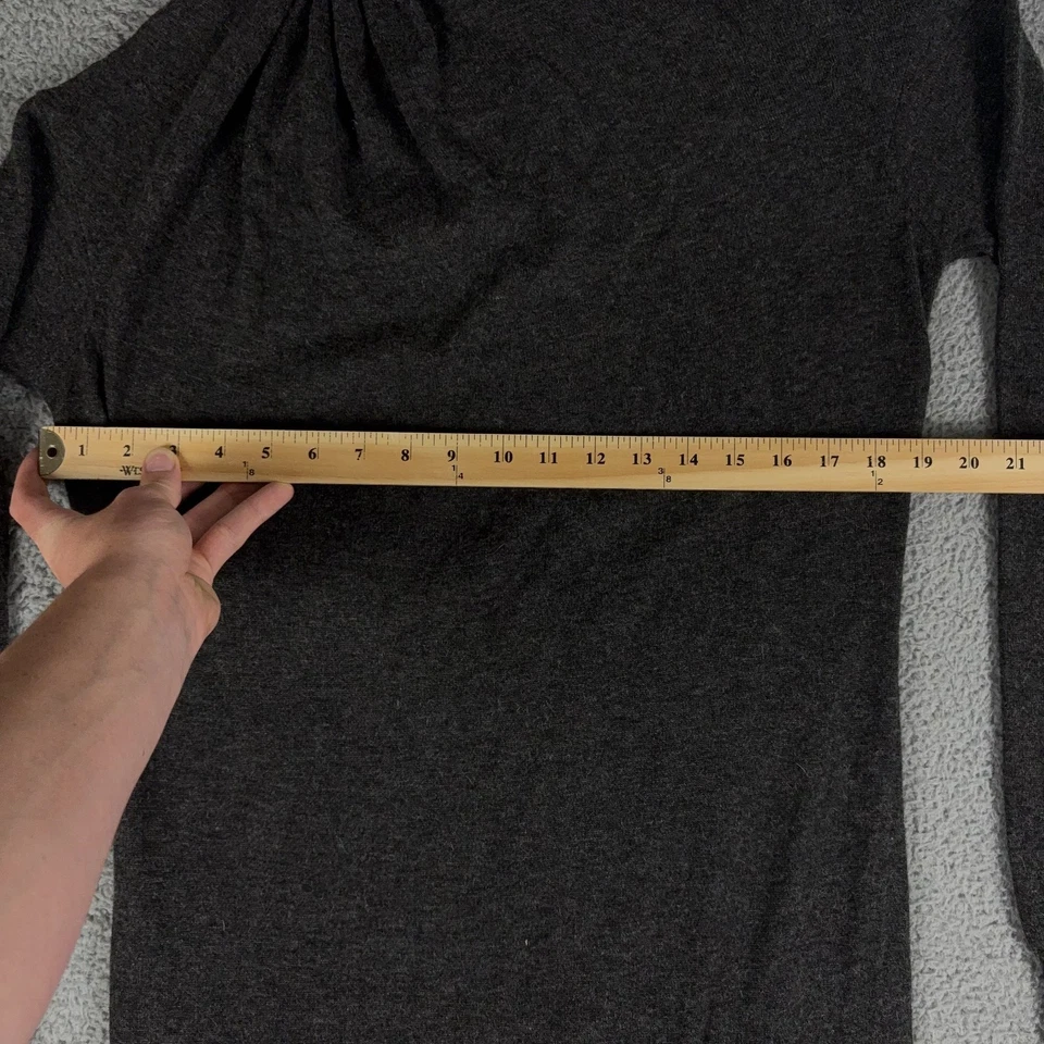 Lanvin River 2009 Sweater Dress Womens Medium  Alpaca Roll Neck Italy Ruched - Image 2 of 4